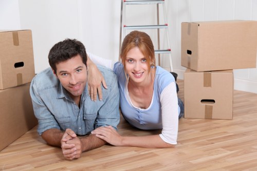 Professional movers handling furniture in Chelsea
