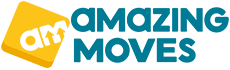 Removal Company. House Removals. Man and van. Amazing Moves Logo.